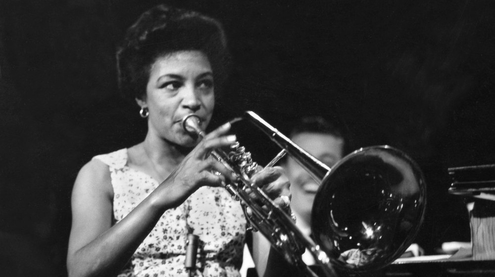 listonmelba-001 Melba Liston performs on Art Ford's Jazz Party, a television program broadcast from Newark, N.J., in 1958.