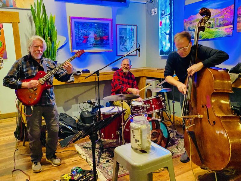 The Glenn Ginn Trio. Left to right