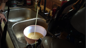 The water in Roy New's home has been discolored for months.